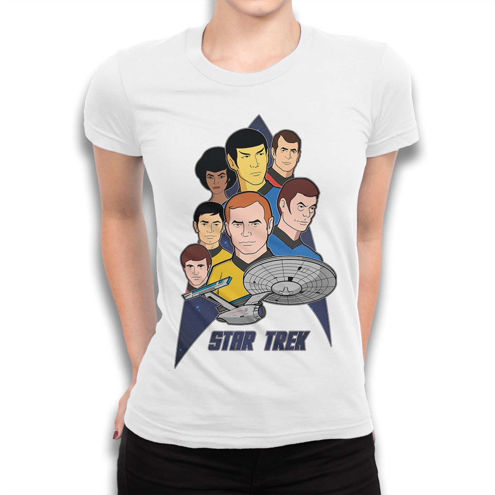 Star Trek The Animated Series TShirt 100 Cotton Tee Etsy
