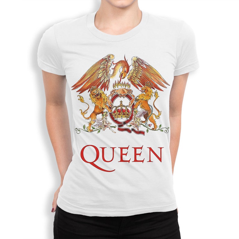 Queen Band Logo TShirt 100 Cotton Tee Men's and Etsy