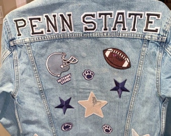 penn state jean jacket