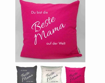 Pillow Best Mom - Gift for Mother's Day with and without filling | mothers day gift