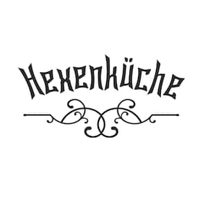 Wall decal / door sticker / witch's kitchen / sticker / colour selection