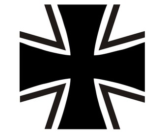 Iron Cross Sticker / Iron Cross / EK / Bundeswehr / Military / 20 x 20 cm
