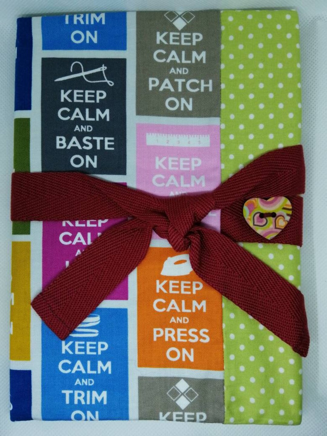 Notepad - Fabric Covered A5 Notepad (lined) With Tie Closure - Etsy