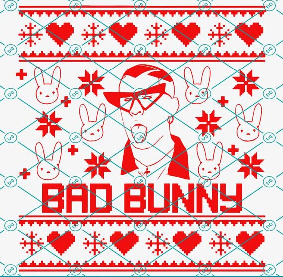 Download Bad Bunny Feo Suéter de Navidad SVG Bad Bunny Svg Feo | Etsy