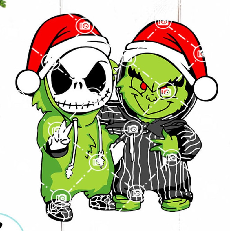 Free Free 308 Baby Grinch And Jack Skellington Svg SVG PNG EPS DXF File