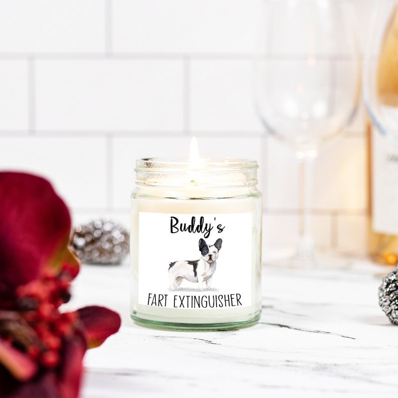 Bulldog Dog Fart Candle Funny 9 oz. Hand Poured Candle Etsy