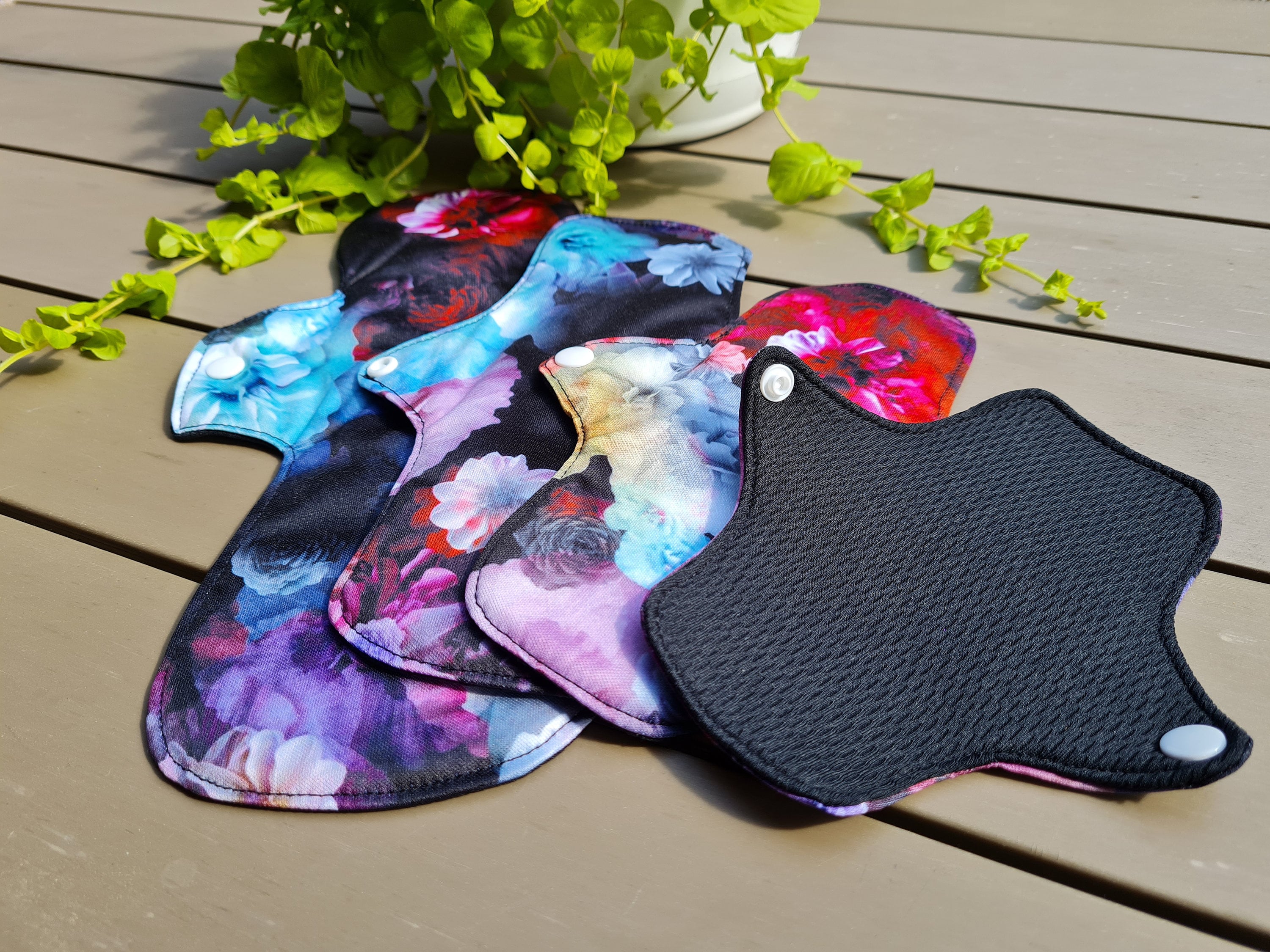 Set of period pads reusable menstrual pads sanitary pads Etsy