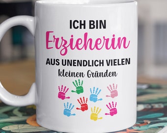 Educator Gift, Cup Educator Farewell Gift, Nursery Gifts Mug, Kita Gift Idea Farewell, Coffee Mug