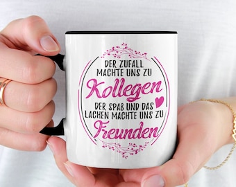 Tasse Kollegin, Kollegen & Freunde Spruch, Büro Geschenk Kollegin Geburtstag Abschied Rente, Arbeitskollegin Job Kaffeetasse Geschenkidee