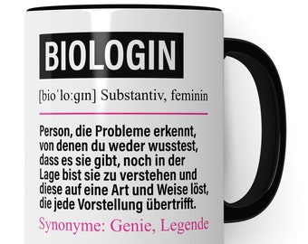 Cup biologist funny, biologist gift, saying biology coffee mug gift idea, coffee cup profession teacup mug