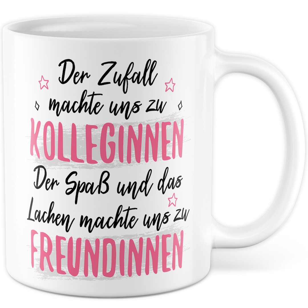 Kollegin Tasse Kolleginnen & Freundinnen Spruch, Büro Geschenk für