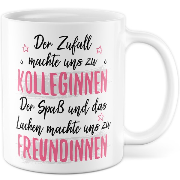 Kollegin Tasse: Kolleginnen & Freundinnen Spruch, Büro Geschenk für Arbeitskollegin Geburtstag Abschied Arbeit Kaffeetasse Geschenkidee