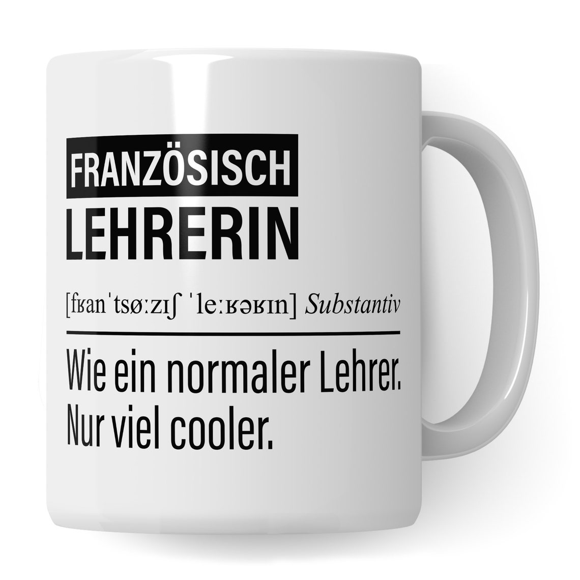 Französischlehrerin Tasse Geschenk für Französisch Lehrerin Etsy