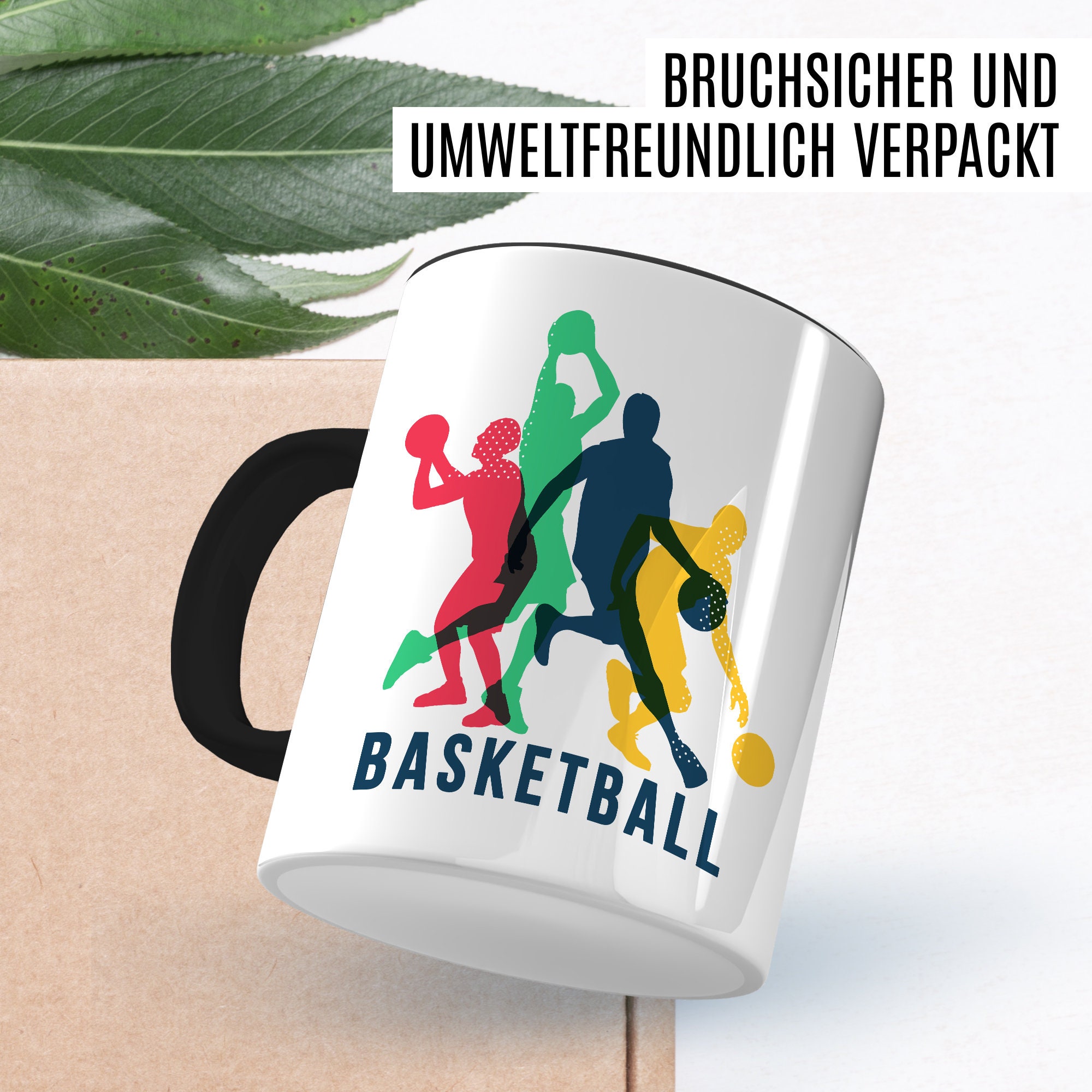 Tazza da basket - gioco a basket perché colpire le persone è disapprovato - Regalo giocatore di basket sarcastico - papà del basket - tazza da basket - Italia