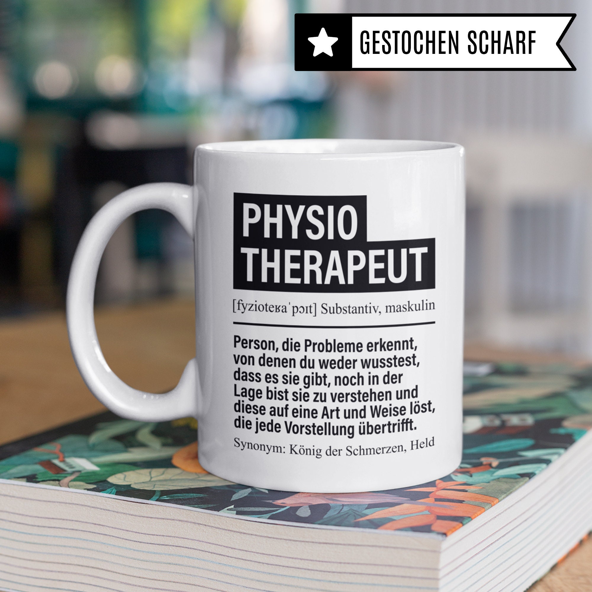 Tasse Physiotherapeut Physiotherapeutin Geschenke Becher Etsy