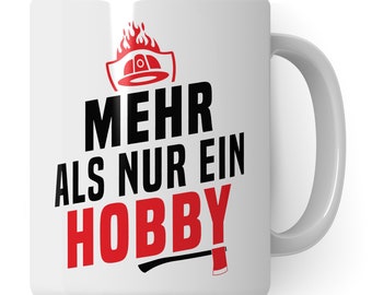 Fire brigade cup, gift for volunteer fire brigade and professional fire brigade, firefighter firefighter mug, fire station coffee cup