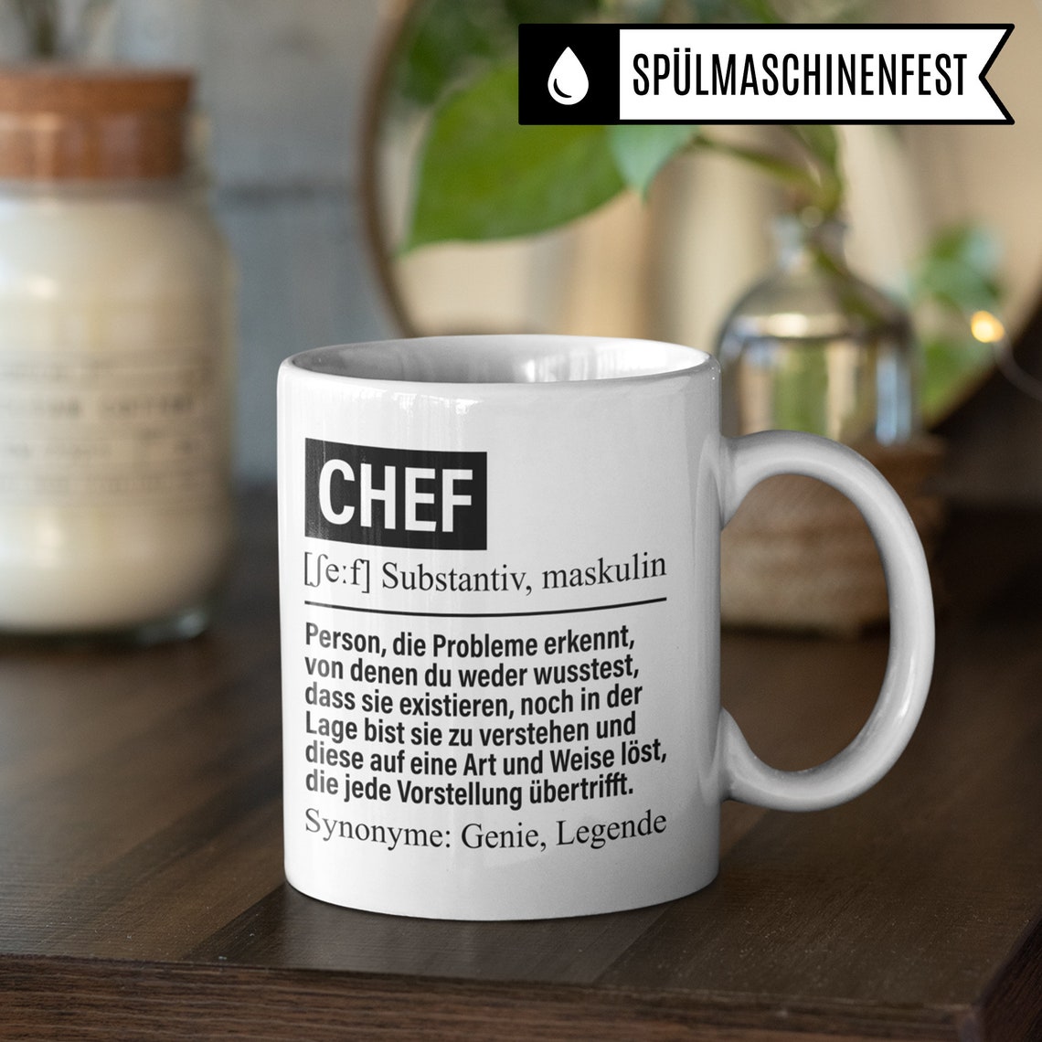 Tasse Chef Geschenke für Chefs Definition Büro Personalchef Etsy.de
