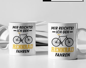 Lustige Rennrad Tasse Mit Spruch – Perfektes Geschenk Für Radfahrer | Kaffeebecher Für Rennrad-Fans