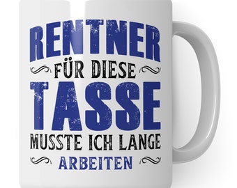 Pensioner Cup, Retirement Gift Pension Mug Retirement Retirement, Inizio della pensione Pensione Tazza di caffè Colleghi Addio Idea regalo