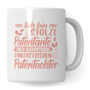 Cup Patentante, Baptism gifts for godparents mug, patentante gift patent daughter, coffee cup, godmother godchild godchild gift idea