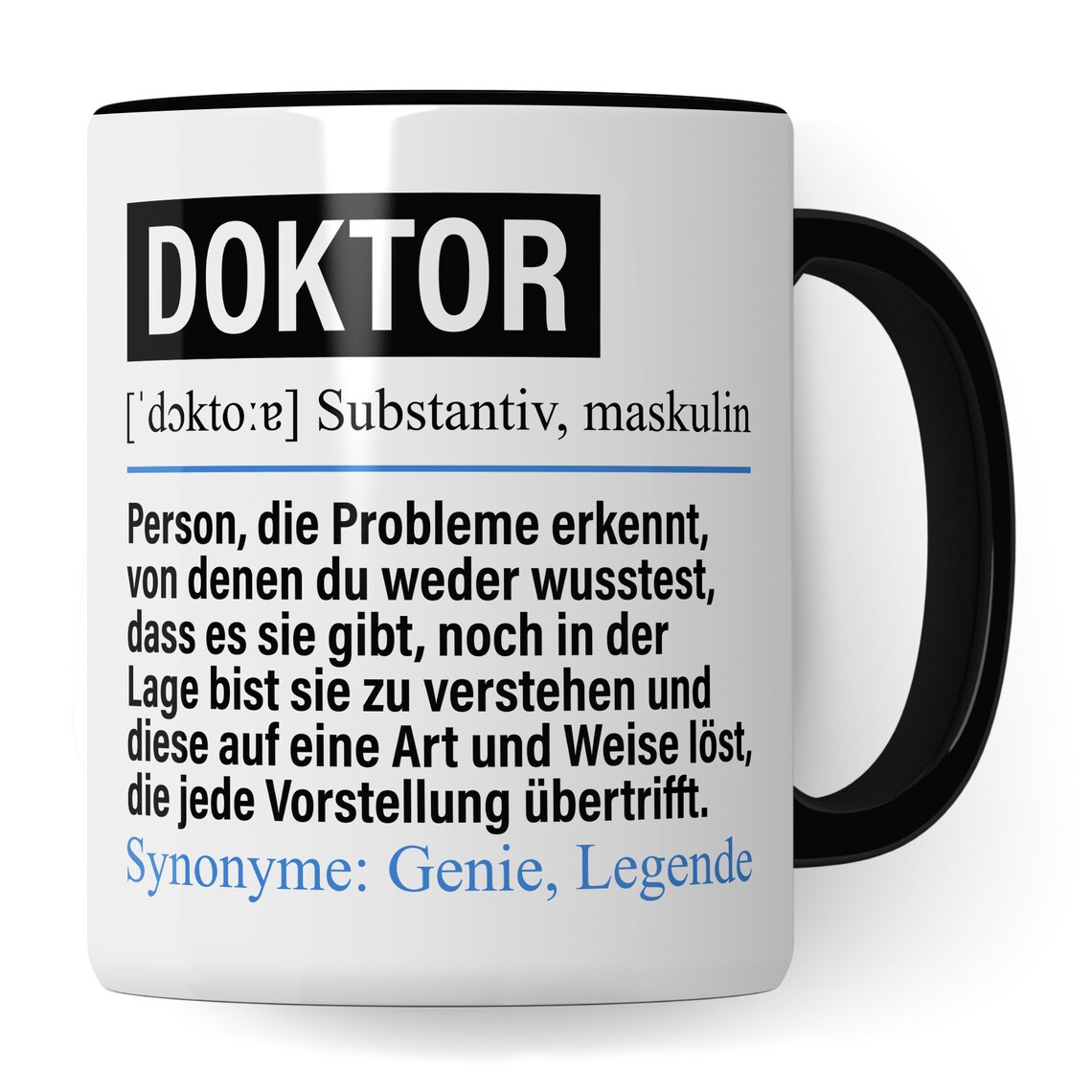 Tasse Doktor lustig Doktor Geschenk Spruch Doktorand Etsy