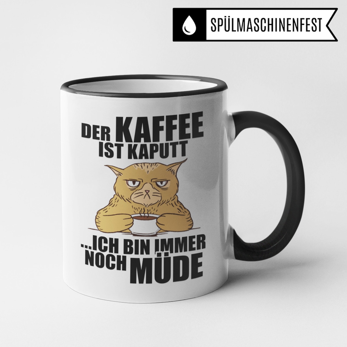 Kaffee Tasse mit Spruch lustig Kaffeetasse Geschenk Der Etsy.de