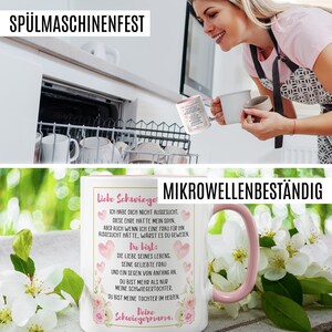 Schwiegertochter Tasse Geschenk Hochzeit Kaffeetasse Geschenkidee