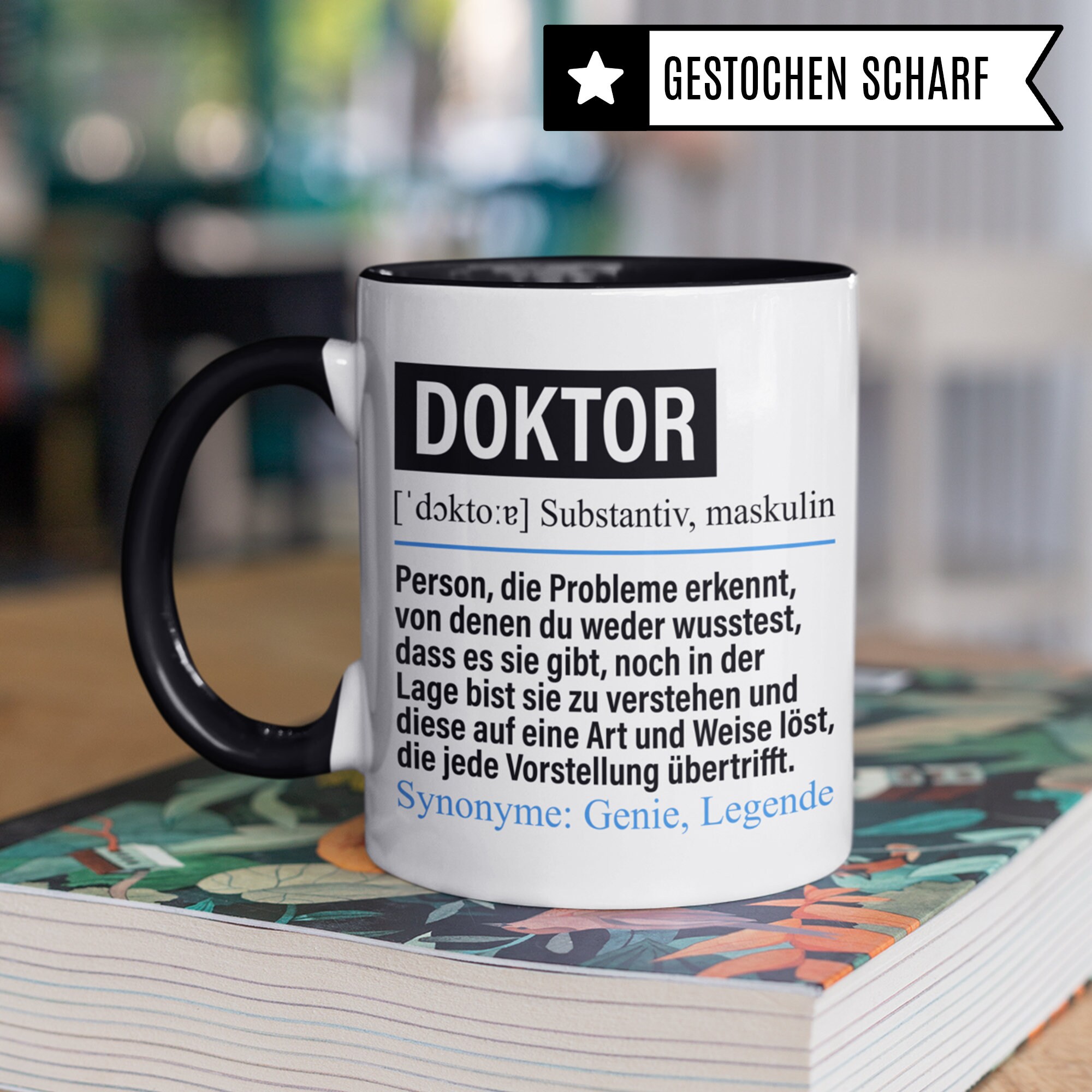 Tasse Doktor lustig Doktor Geschenk Spruch Doktorand Etsy