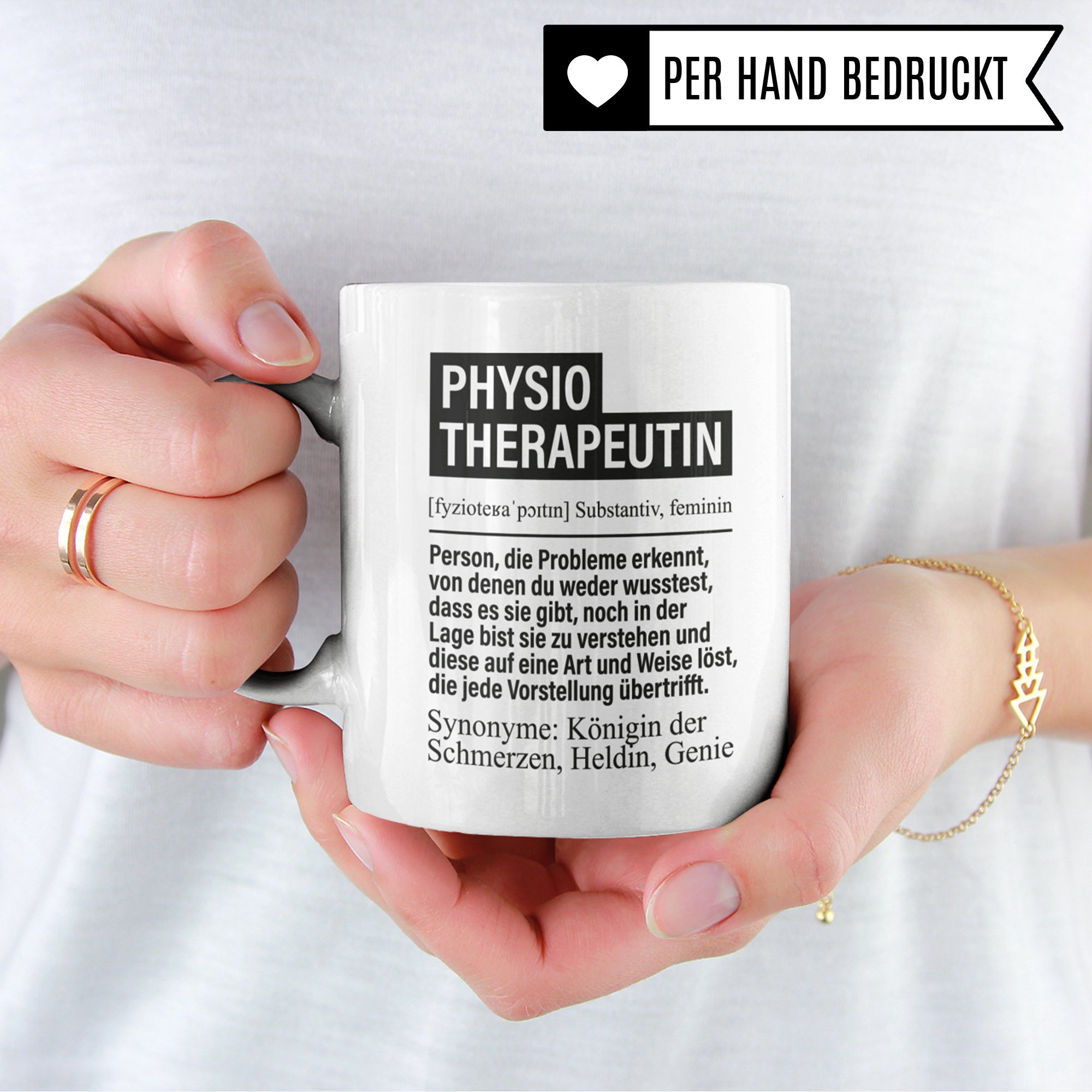 Tasse Physiotherapeut Physiotherapeutin Geschenke Becher Etsy