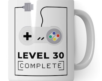30e verjaardag mok, verjaardagscadeau mok, 30 jaar oud cadeau idee, gaming gamer gokker gaming, koffie mok verjaardagscadeau