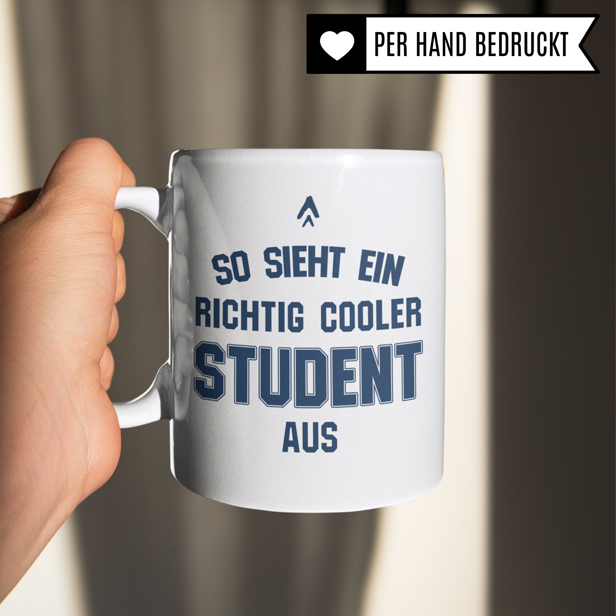 Keramiktasse „Definition Student“ – Lustiger Spruch, 330 Ml, Spülmaschinenfest – Perfektes Geschenk Für Studium & Uni