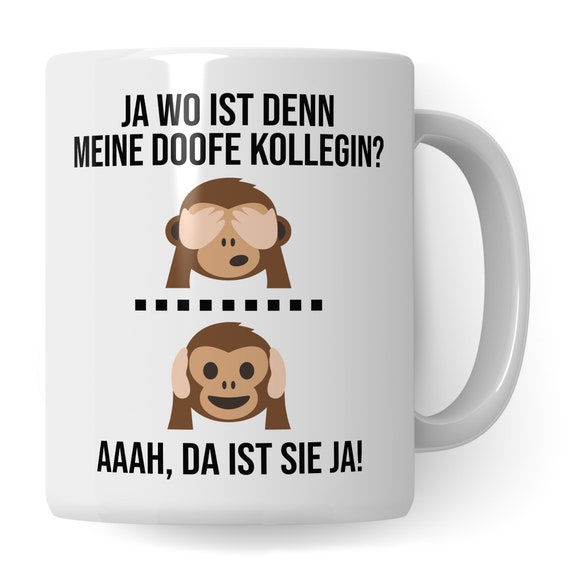 Kollegin Tasse lustig, Kollegin Geschenk Becher, Geschenkidee Büro Arbeitskollegin, Abschied Kaffeebecher beste Kollegin Becher Kaffeetasse