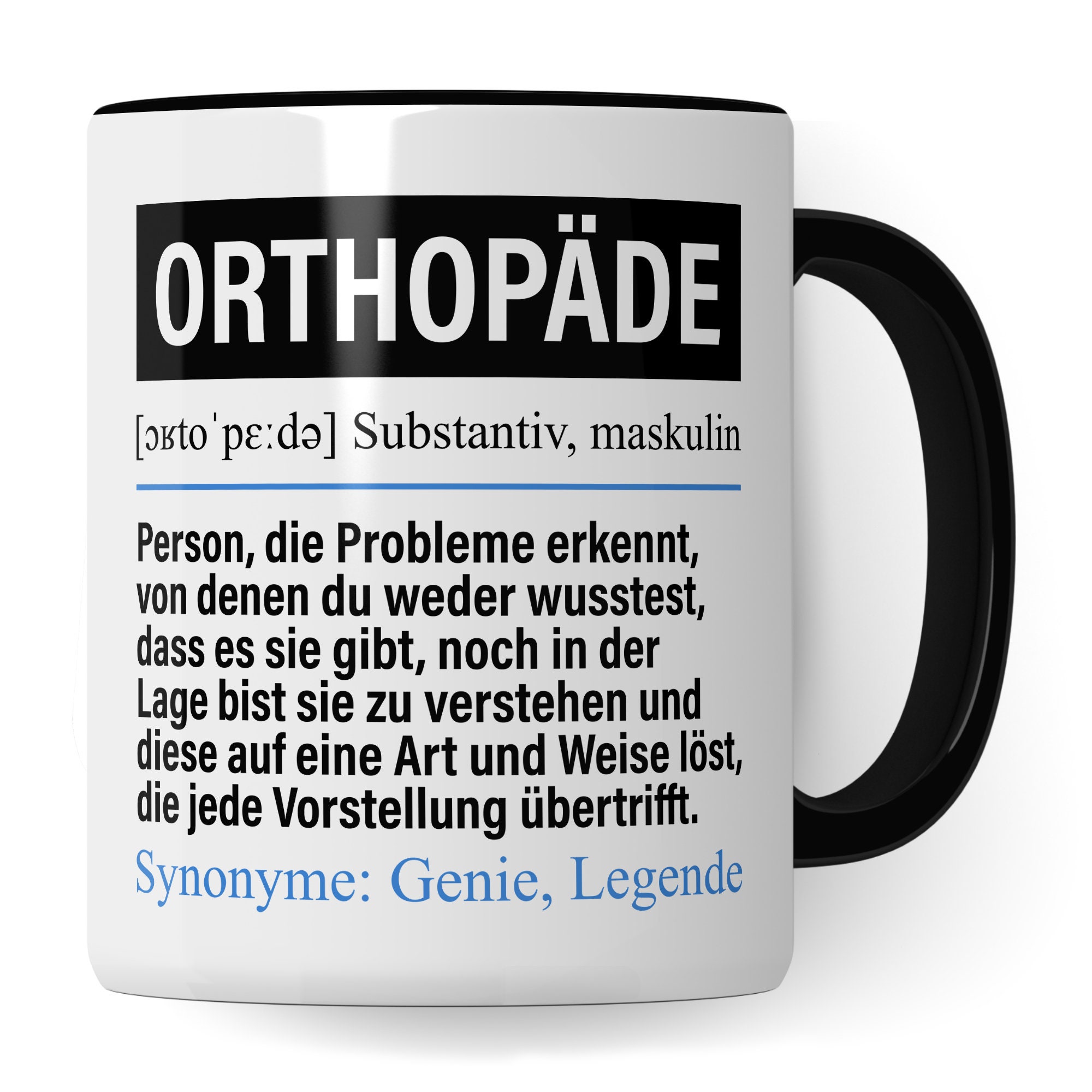 Mug Tasse "Je Suis Une Orthophoniste Trop Géniale" - Idée Cadeau Original Et Humoristique - Maison