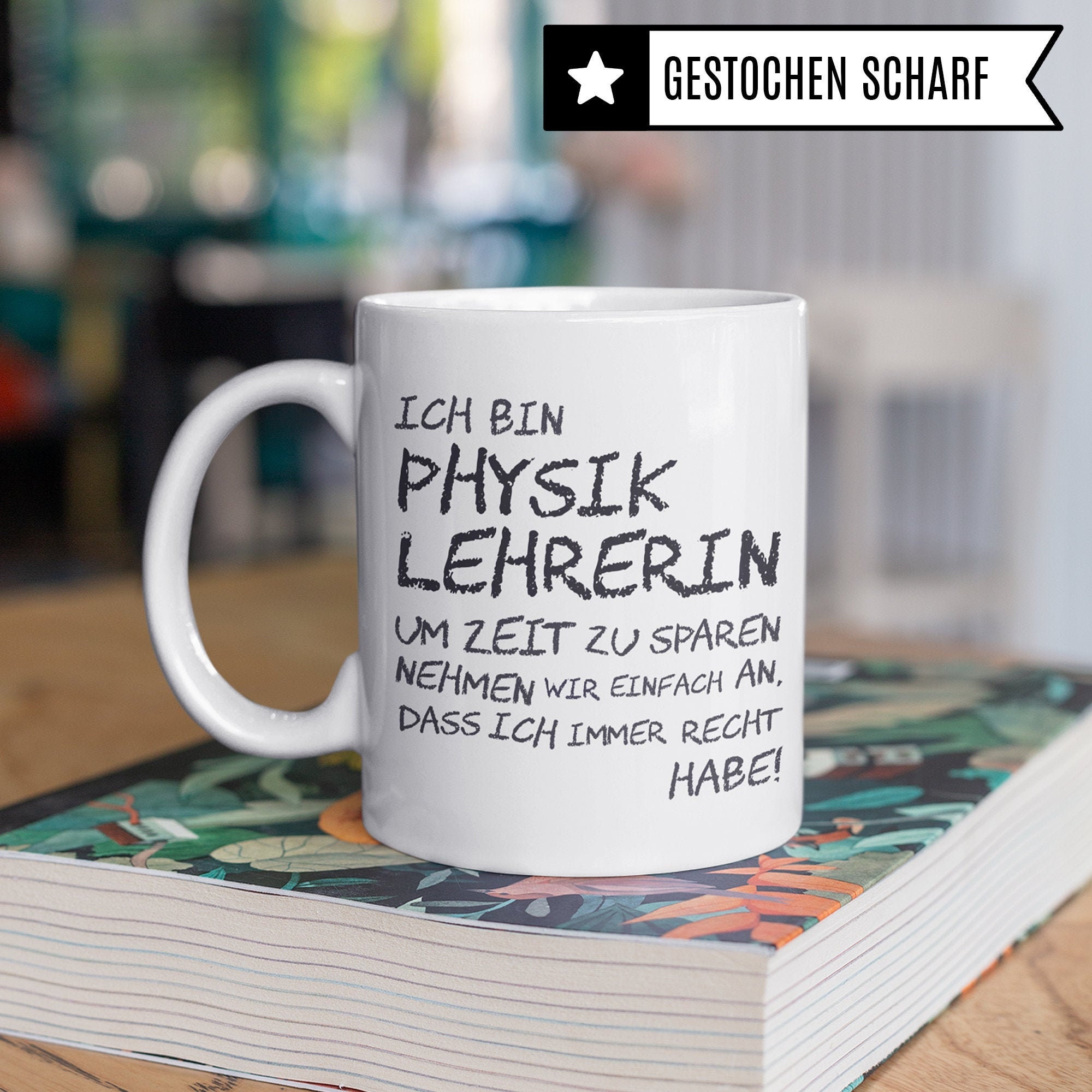 Physik Lehrerin Tasse Geschenk für Physiklehrerin Etsy