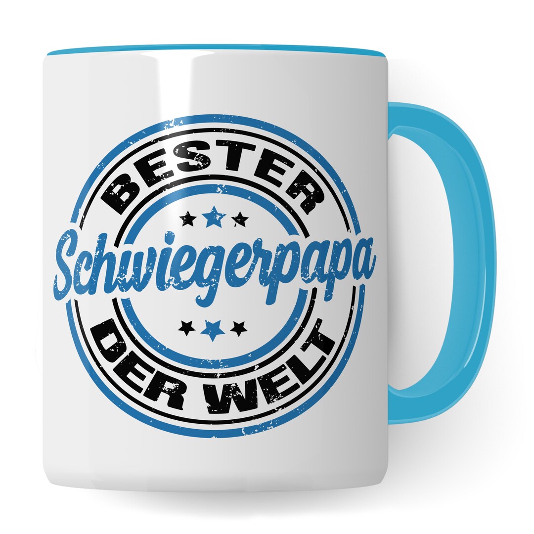 Schwiegervater Tasse bester Schwiegerpapa Kaffeetasse lustig Kaffee