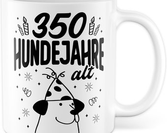 Mug 50th birthday 350 dog years old gift idea coffee mug with saying coffee mug dog owner dog years master wifey