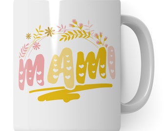 Mami Tasse, Mama Geschenk zum Muttertag, Becher Muttertagsgeschenk für Mütter Kaffeetasse, Kaffeebecher Geburtstag Geburtstagsgeschenk
