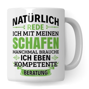 Mok schapen cadeau, cadeau idee schapen zeggen mok, herder schapen motief grappig