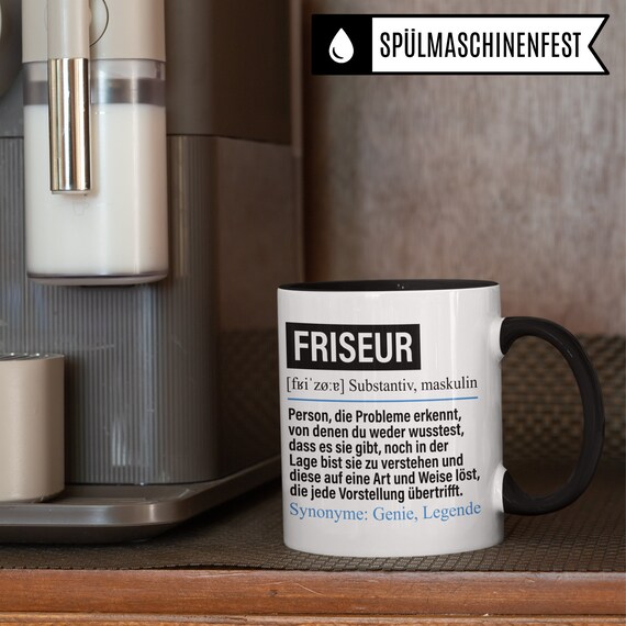 BLUPARK Friseur-Kaffee Tragetasche - Canvas, 32x32 Cm, Wasserabweisend, Mit Schultergurten, Geschenk Für Friseure & Kaffeeliebhaber