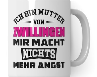 Mutter Kaffeebecher Geschenk Mama Tasse Muttertag Kaffeetasse Muttertagsgeschenk Kinder Sohn Zwillinge Becher Tochter Tassen Spruch