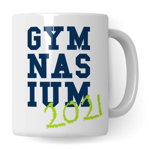 Gymnasium 2023 Tasse, Übertritt Grundschule Gymnasium Geschenk, Becher Geschenkidee Übergang 5. Klasse Gymnasiast Kakaobecher Schule Schüler