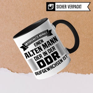 DDR Opa Tasse, DDR Kaffeetasse Geschenk für Kinder der Deutsche Demokratische Republik, Kaffeetasse Geschenk Männer Ostdeutschland Ossi Bild 6