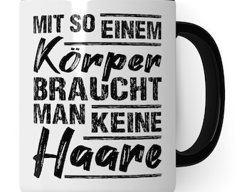 Glatzen Tasse, Lustige Glatzkopf Geschenkidee Kaffeetasse Humor Witz Geschenk für Glatze, Bald Kaffeebecher mit Spruch Männer Papa Becher