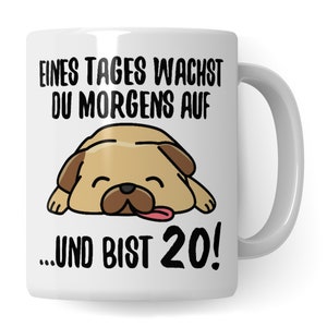 Tazza per il 20° compleanno, regalo per il 30° compleanno per donna e uomo, tazza con cani che dicono, idea regalo tazza di caffè, tazza di caffè 2023