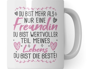 Fidanzata Tazza Fidanzate Tazza di caffè Amicizia Tazza da caffè Donne Migliore amica Idea regalo Parte importante Il migliore