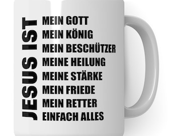 Jesus Cup, Christianity Gifts for Men Women Children Coffee Cup with Religion Saying, Coffee Mug God Jesus Gift Idea