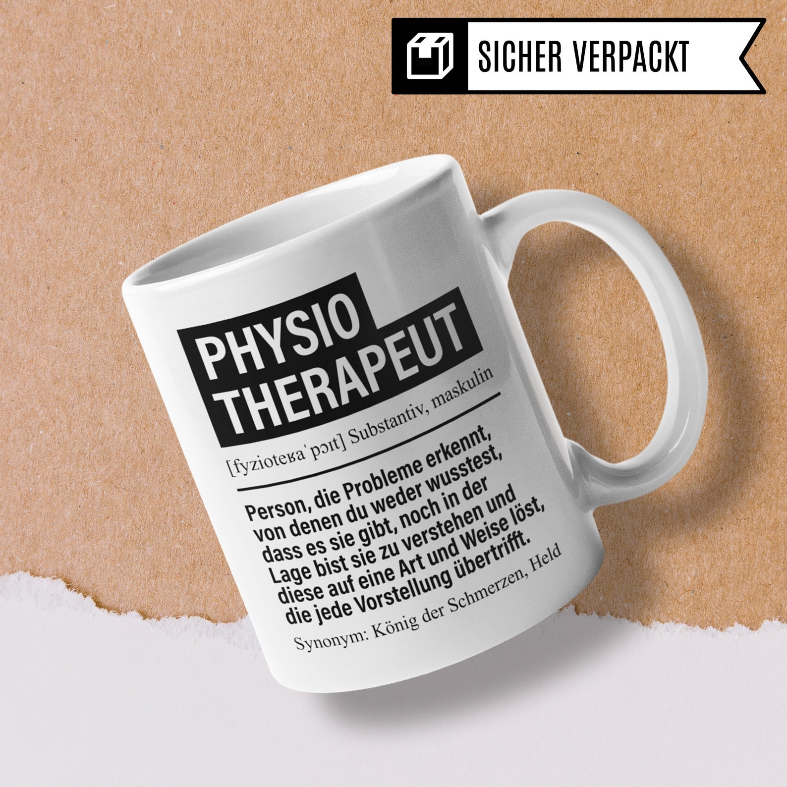 Tasse Physiotherapeut Physiotherapeutin Geschenke Becher Etsy