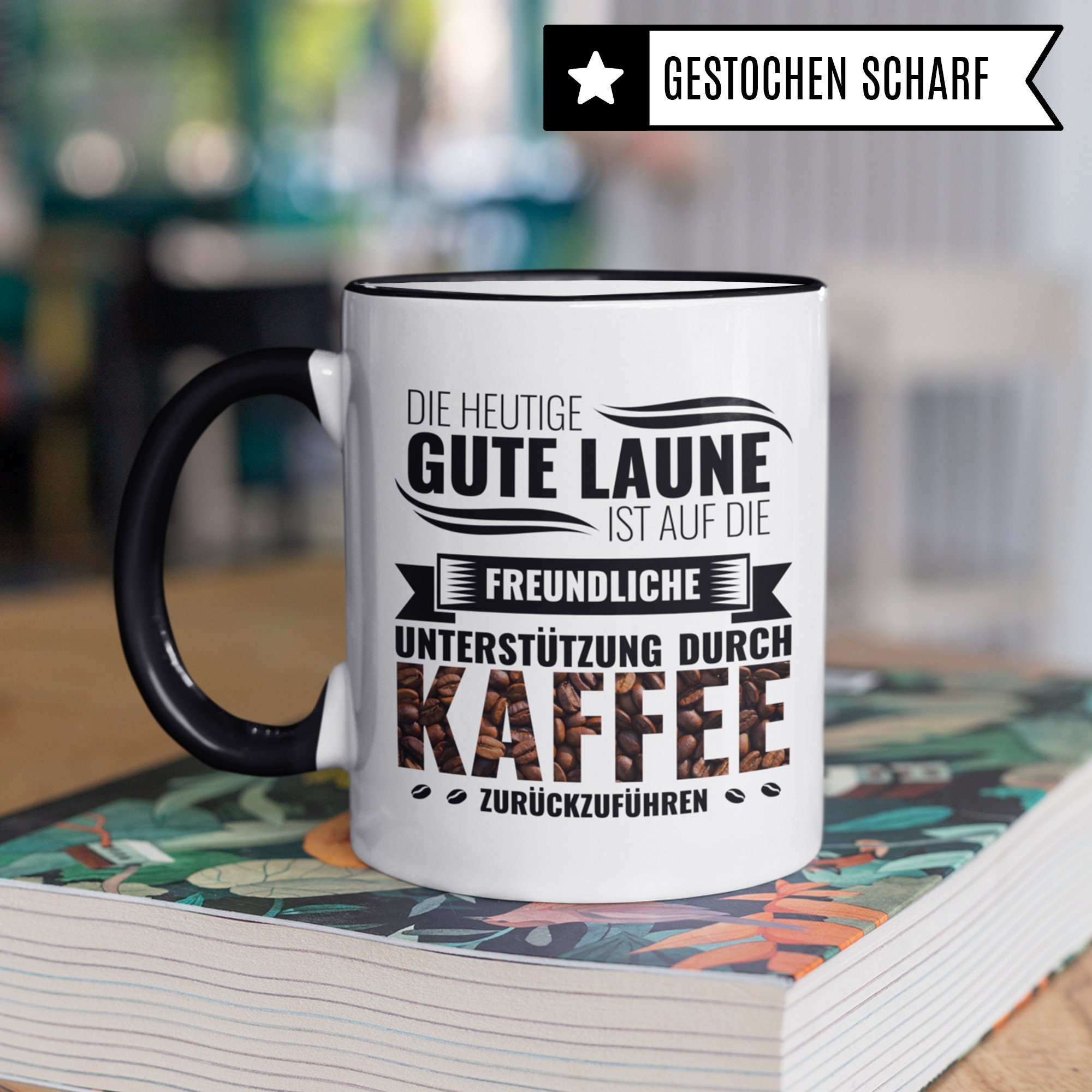 Kaffee Geschenk Tasse mit Spruch Kaffee Kaffeetasse Spruch Etsy