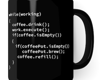 Ordinateur scientifique tasse Code tasse à café programmeur cadeau drôle il tasse à café idée cadeau bureau humour Nerd tasse à thé développeur travail
