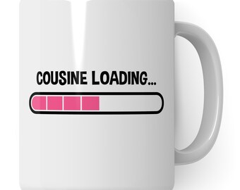 Taza de primo, primo ideas de regalo, sobrina taza de café taza de regalo taza divertida, taza de café primo de la familia diciendo